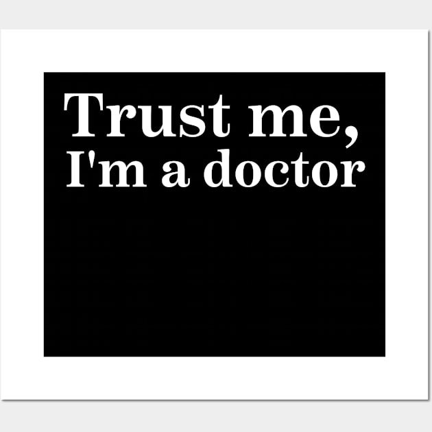 trust me, i'm a doctor Wall Art by Design stars 5